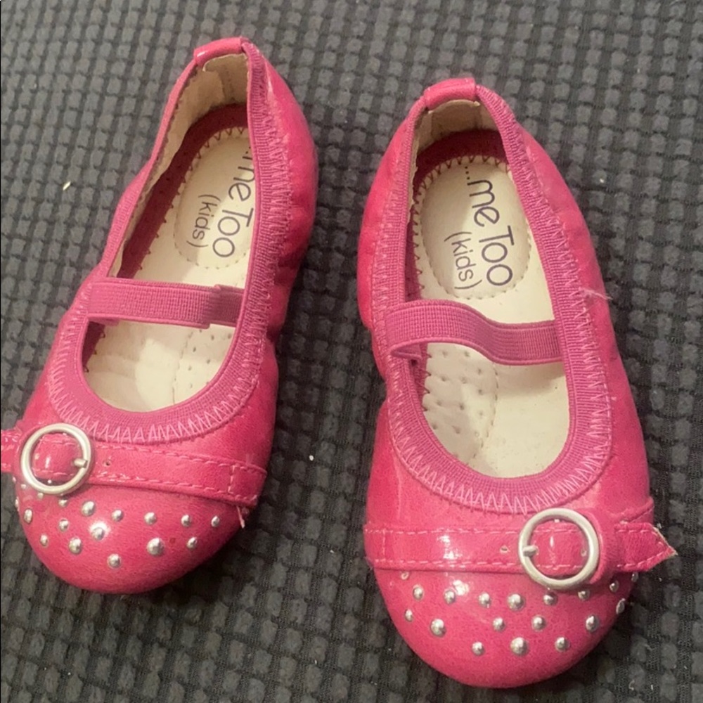 Me Too kids pink shoes style Lil Danica 5.5